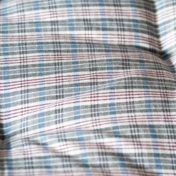 Graham & Green Seat Pads & Bed Rolls|Seat Pads & Bed Rolls<Natural and Blue Check Bed Roll