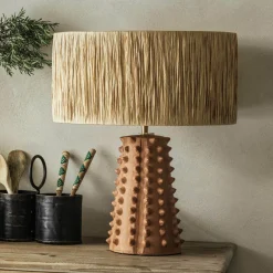 Graham & Green Lamp Shades<Natural Raffia Lamp Shades