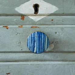 Graham & Green Knobs & Handles<Navy And Gold Bone Knob