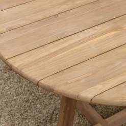 Graham & Green Garden Tables & Sets|Garden Tables & Sets<Noa 4 Seater Round Teak Outdoor Table
