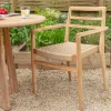 Graham & Green Garden Chairs & Sofas|Garden Chairs & Sofas<Noa Teak Outdoor Dining Armchair