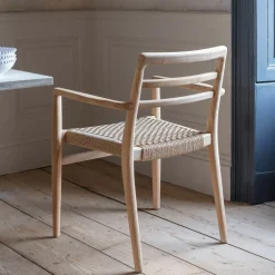 Graham & Green Garden Chairs & Sofas|Garden Chairs & Sofas<Noa Teak Outdoor Dining Armchair