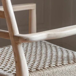 Graham & Green Garden Chairs & Sofas|Garden Chairs & Sofas<Noa Teak Outdoor Dining Armchair