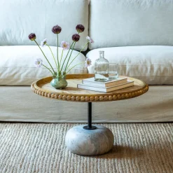 Graham & Green Coffee Tables<Noland Wood and Marble Coffee Table