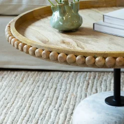 Graham & Green Coffee Tables<Noland Wood and Marble Coffee Table