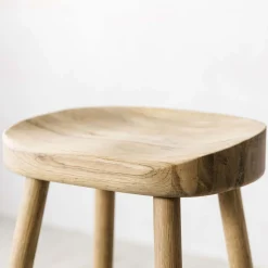 Graham & Green Stools<Oak Farmhouse Kitchen Stool