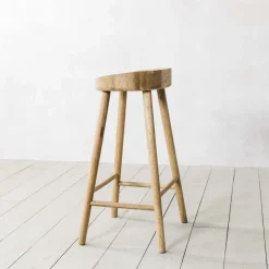 Graham & Green Stools<Oak Farmhouse Kitchen Stool