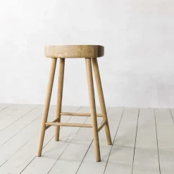 Graham & Green Stools<Oak Farmhouse Kitchen Stool