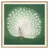 Graham & Green Prints & Wall Art<Oak Framed Peacock Prints