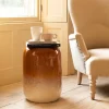 Graham & Green Side Tables<Ochre Ombre Ceramic Side Table