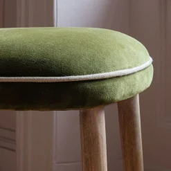 Graham & Green Dining Chairs<Olive Velvet Upholstered Dining Chair