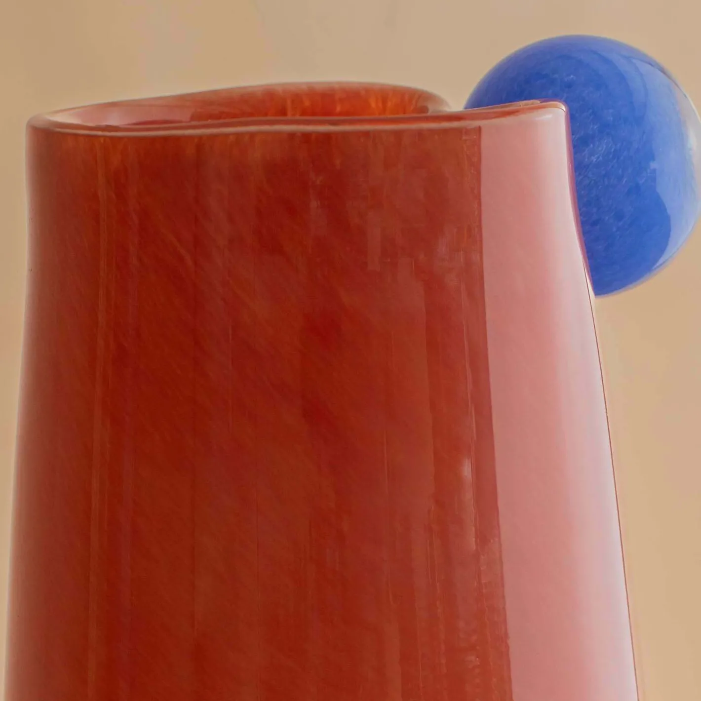 Graham & Green Vases & Plant Pots<Orange and Blue Medium Bolita Vase