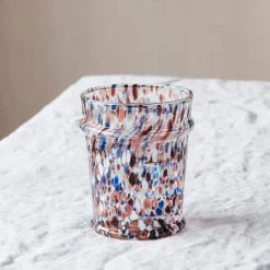 Graham & Green Outdoor Dining|Glassware<Orange Speckled Glass