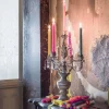 Graham & Green Candle Holders & Candles<Ornate Five Stem Candelabra
