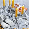 Graham & Green Candle Holders & Candles<Ornate Metal Candelabra