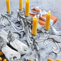 Graham & Green Candle Holders & Candles<Ornate Metal Candelabra