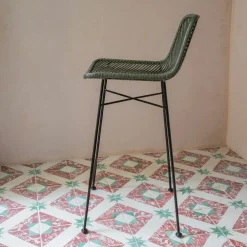 Graham & Green Stools<Oslo Olive Green Kitchen Stool