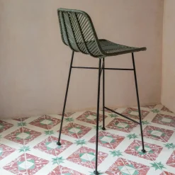 Graham & Green Stools<Oslo Olive Green Kitchen Stool
