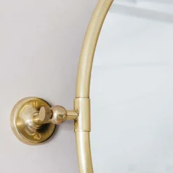 Graham & Green Bathroom Mirrors|Bathroom Mirrors<Otto Antique Gold Oval Tilting Mirror