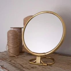 Graham & Green Bathroom Mirrors|Bathroom Mirrors<Otto Round Vanity Mirrors with Handle
