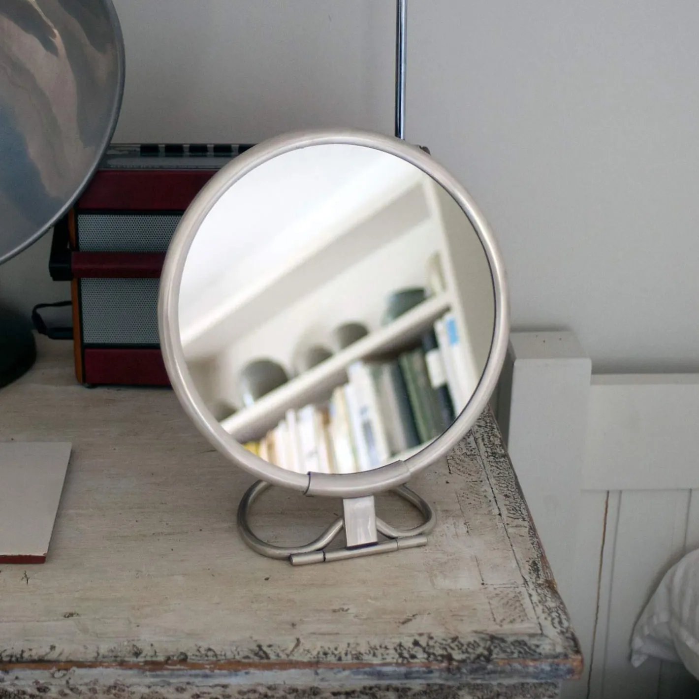 Graham & Green Bathroom Mirrors|Bathroom Mirrors<Otto Round Vanity Mirrors with Handle