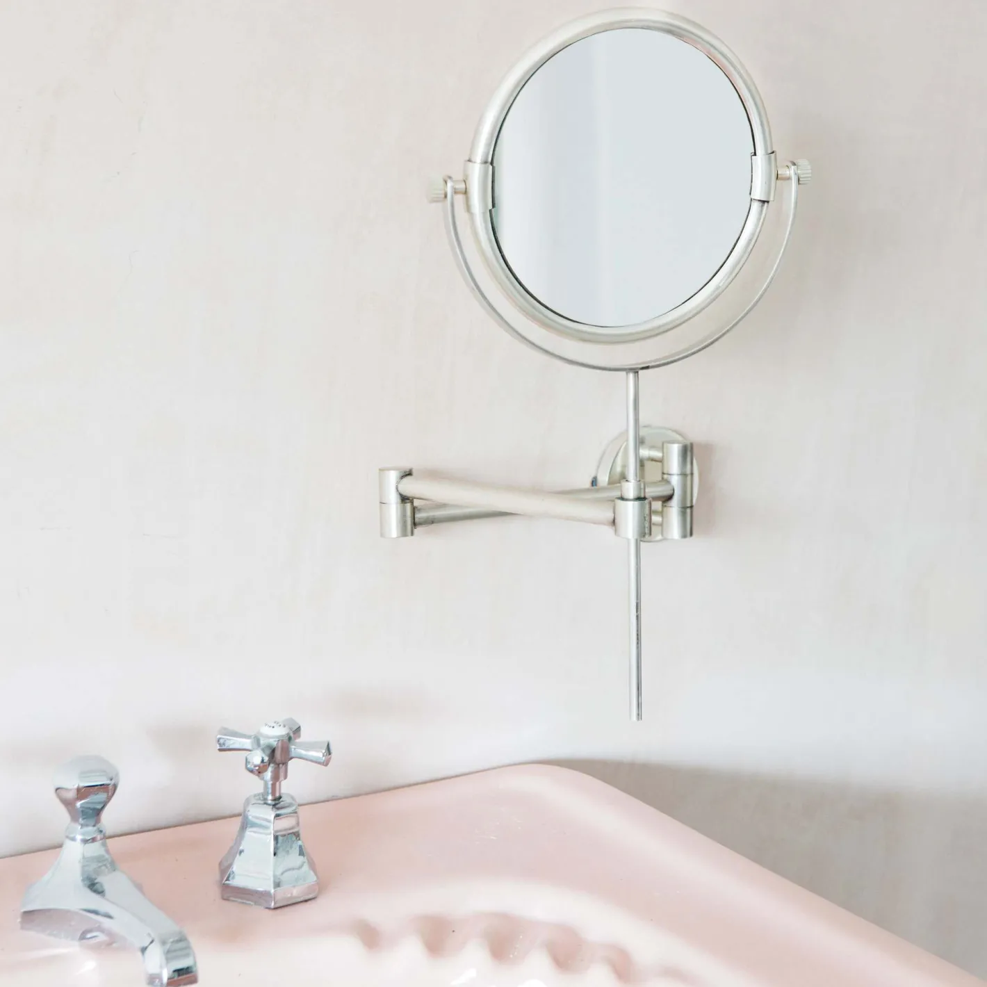 Graham & Green Bathroom Mirrors|Bathroom Mirrors<Ovin Antique Silver Extension Wall Mirror