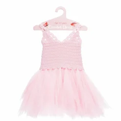 Graham & Green Toys & Dolls<Pale Pink Crochet Dress - Ages 3-4 years