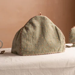 Graham & Green Kitchen Accessories<Pale Sage Velvet with Gold Dots Tea Cosy