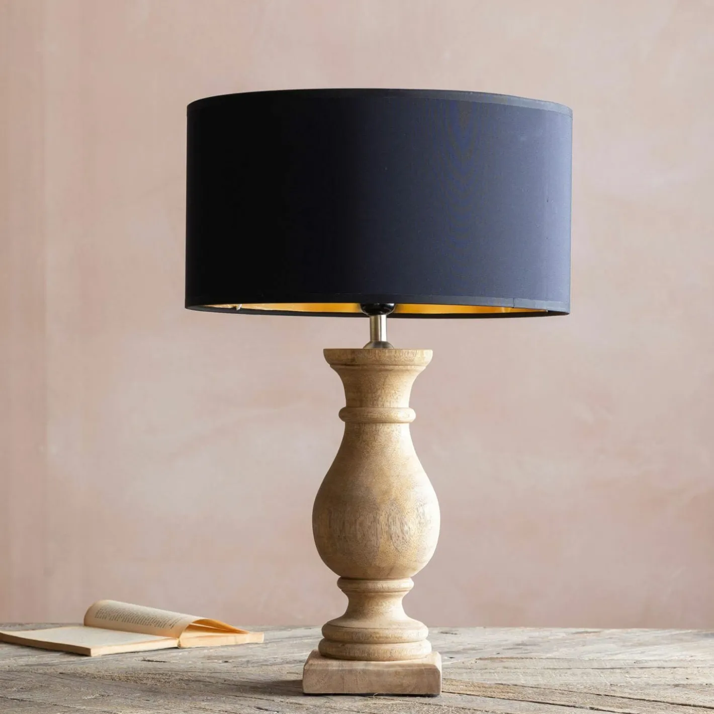 Graham & Green Table Lamps<Parry Wooden Table Lamp