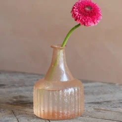 Graham & Green Vases & Plant Pots<Peach Recycled Glass Vase