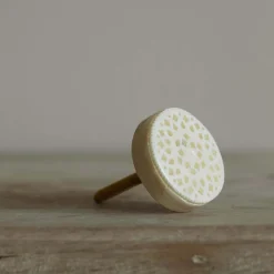 Graham & Green Knobs & Handles<Perforated Bone Drawer Knob