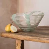 Graham & Green Decorative Accessories<Pink and Jade Glass Bowl