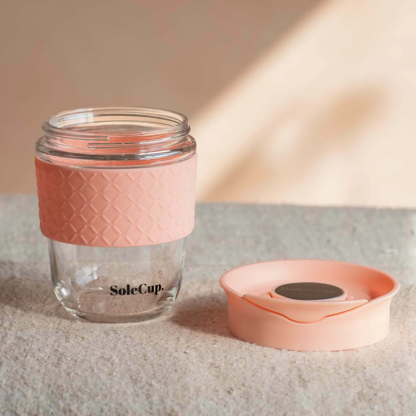 Graham & Green Outdoor Dining|Tableware<Pink Glass Travel Mug