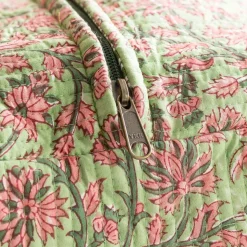 Graham & Green Bags<Pink & Green Floral Weekend Bag - Small