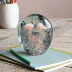 Graham & Green Bookends & Paperweights|Decorative Accessories<Pink Jellyfish Paperweight