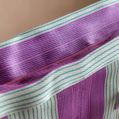 Graham & Green Bags<Pink & Purple Stripe Recycled Weekend Bag