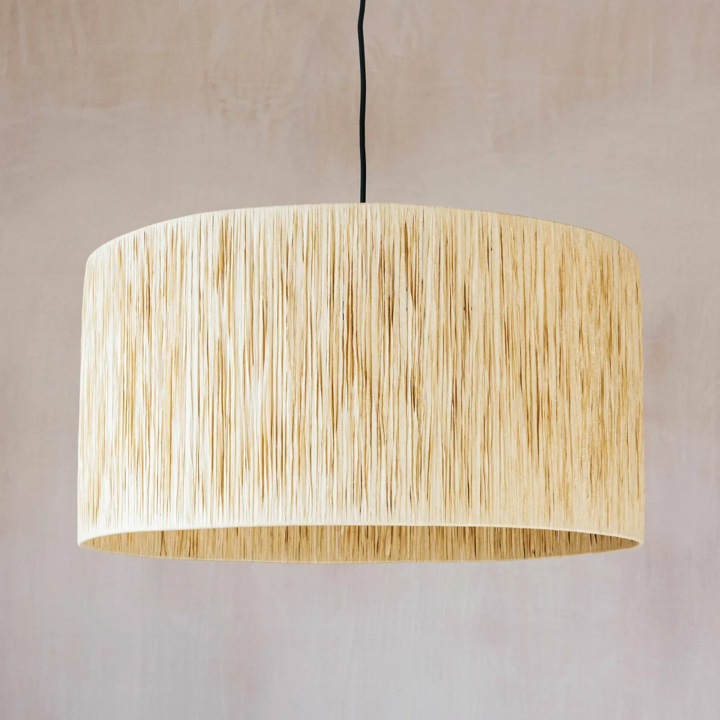 Graham & Green Ceiling Lights & Chandeliers<Raffia Natural Pendant Light