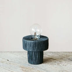 Graham & Green Table Lamps<Raffy Black Table Lamp