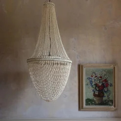 Graham & Green Ceiling Lights & Chandeliers<Rani Shell Beaded Lampshade