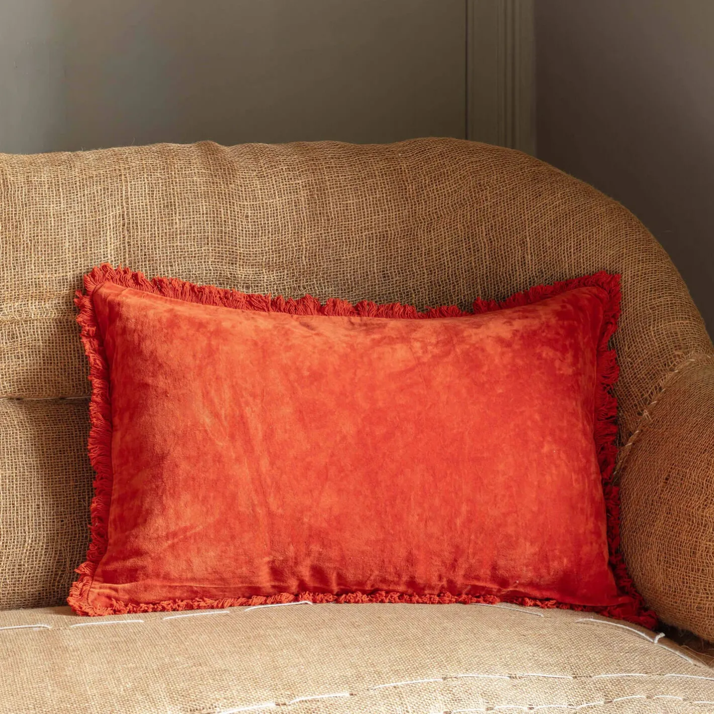 Graham & Green Sofa Cushions|Cushions<Rectangular Stonewashed Velvet Cushions