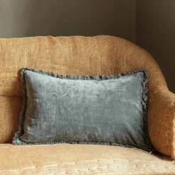 Graham & Green Sofa Cushions|Cushions<Rectangular Stonewashed Velvet Cushions