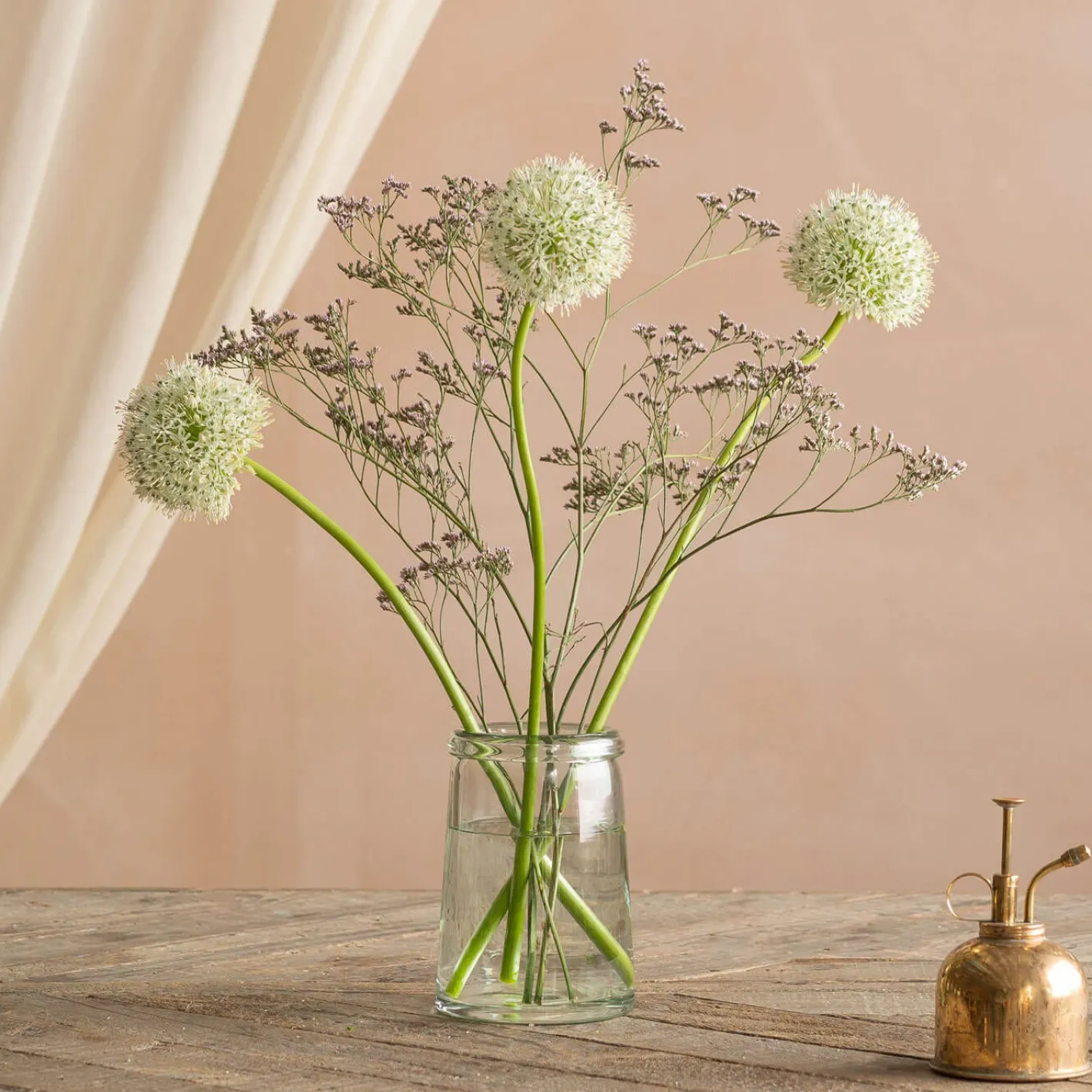 Graham & Green Vases & Plant Pots<Recycled Clear Glass Tulip Vase