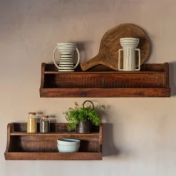 Graham & Green Shelves & Bookcases<Recycled Wood Shelf 60cm