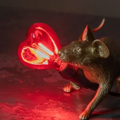 Graham & Green Lightbulbs & Light Fittings<Red Heart LED E14 Mouse Lamp Bulb USB