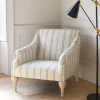 Graham & Green Armchairs<Renée Linen Stripe Armchair
