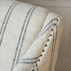 Graham & Green Armchairs<Renée Linen Stripe Armchair