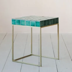 Graham & Green Side Tables<Rhia Green Tile Side Table