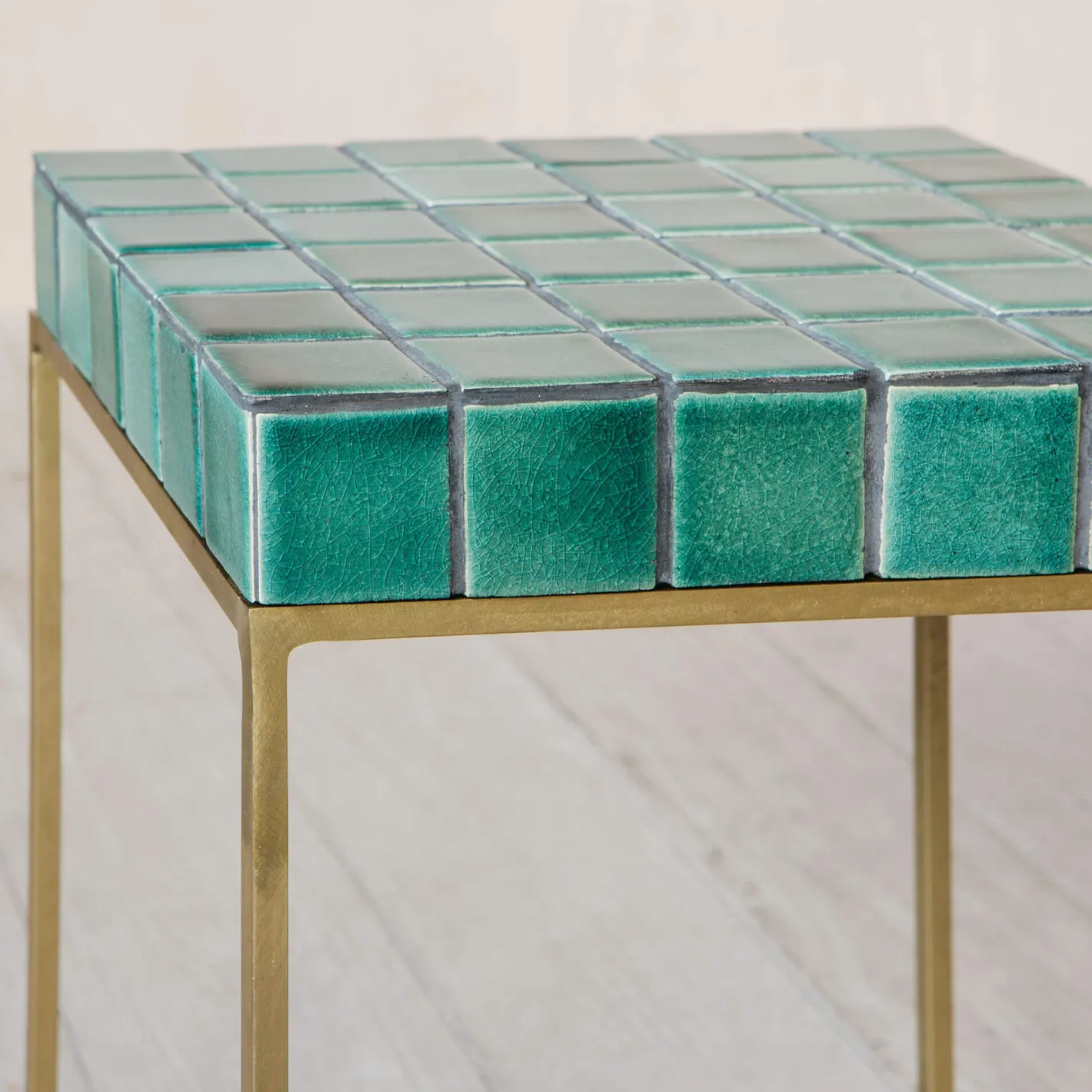 Graham & Green Side Tables<Rhia Green Tile Side Table