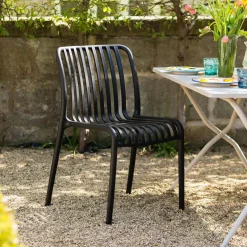 Graham & Green Garden Chairs & Sofas|Garden Chairs & Sofas<Rick Black Outdoor Chair
