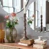 Graham & Green Candle Holders & Candles<Rico Wooden Candle Holder